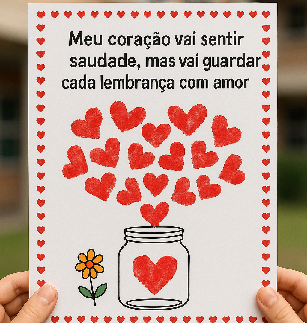 Atividade Aula da Saudade – corações
