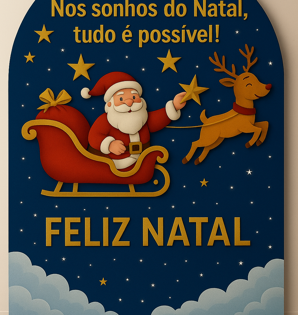 Painel Natalino – “Nos Sonhos de Natal tudo é possível!”