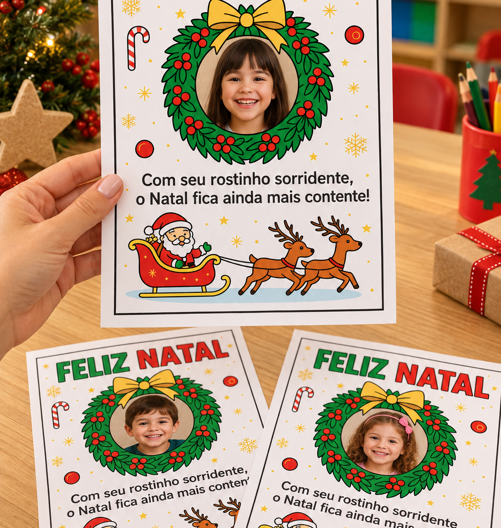 ATIVIDADE NATAL DE SORRISOS – MINHA GUIRLANDA FELIZ
