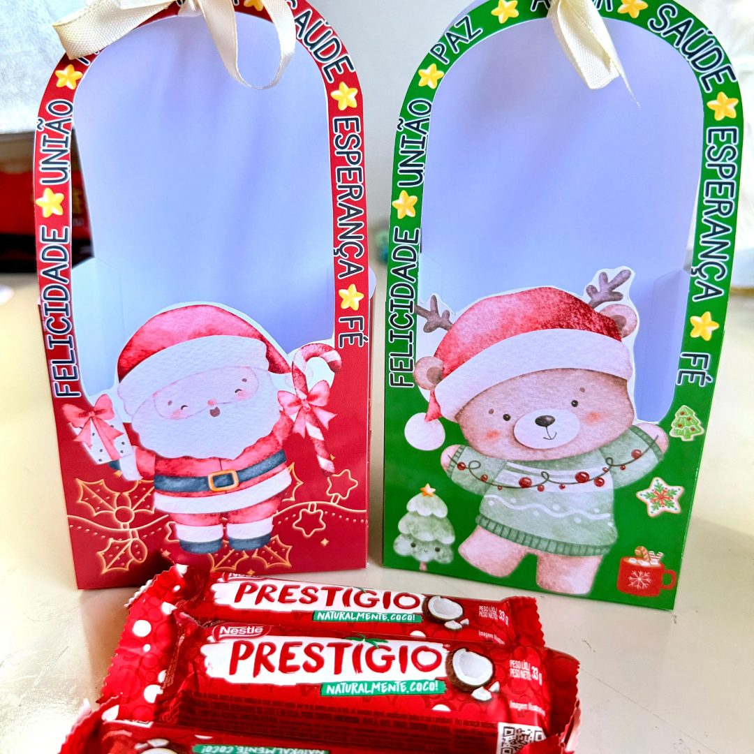 Caixinhas de Natal 🎁 (formato romano)