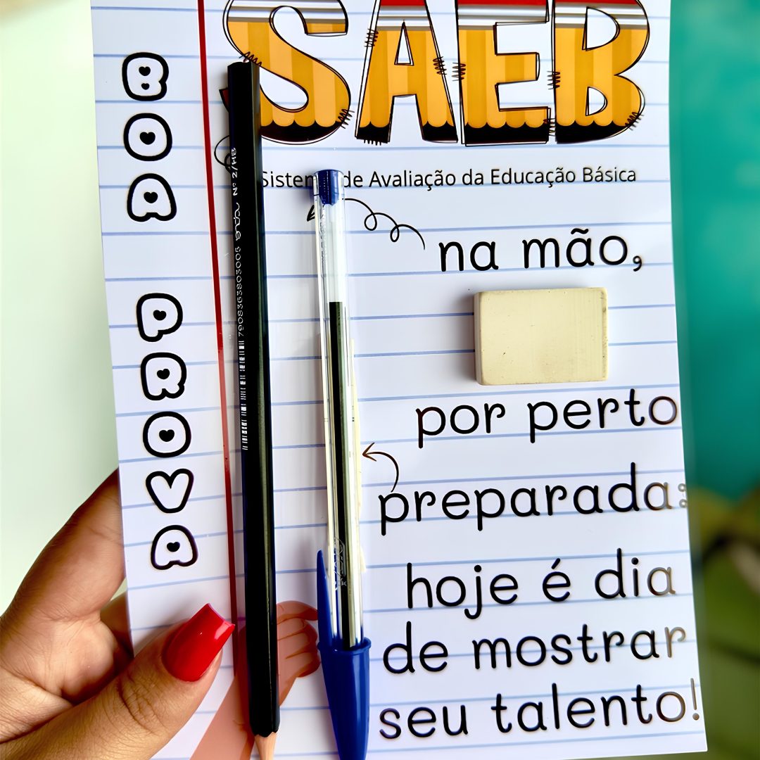 Lembrancinha SAEB