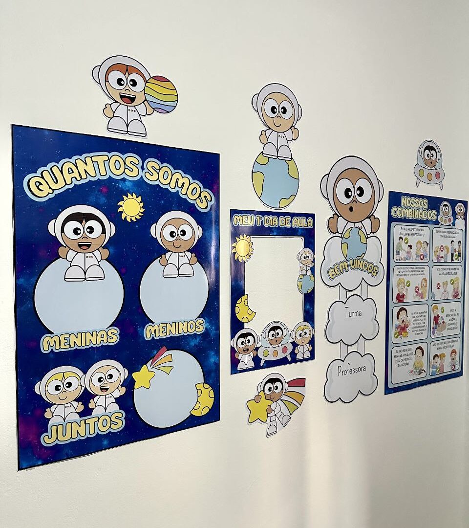 kit decoração de sala de aula Astronauta