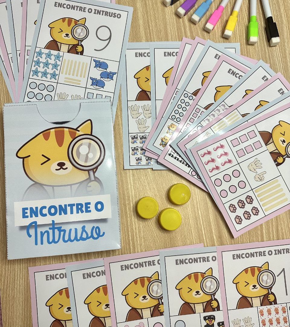 Encontre o Intruso – Numerais