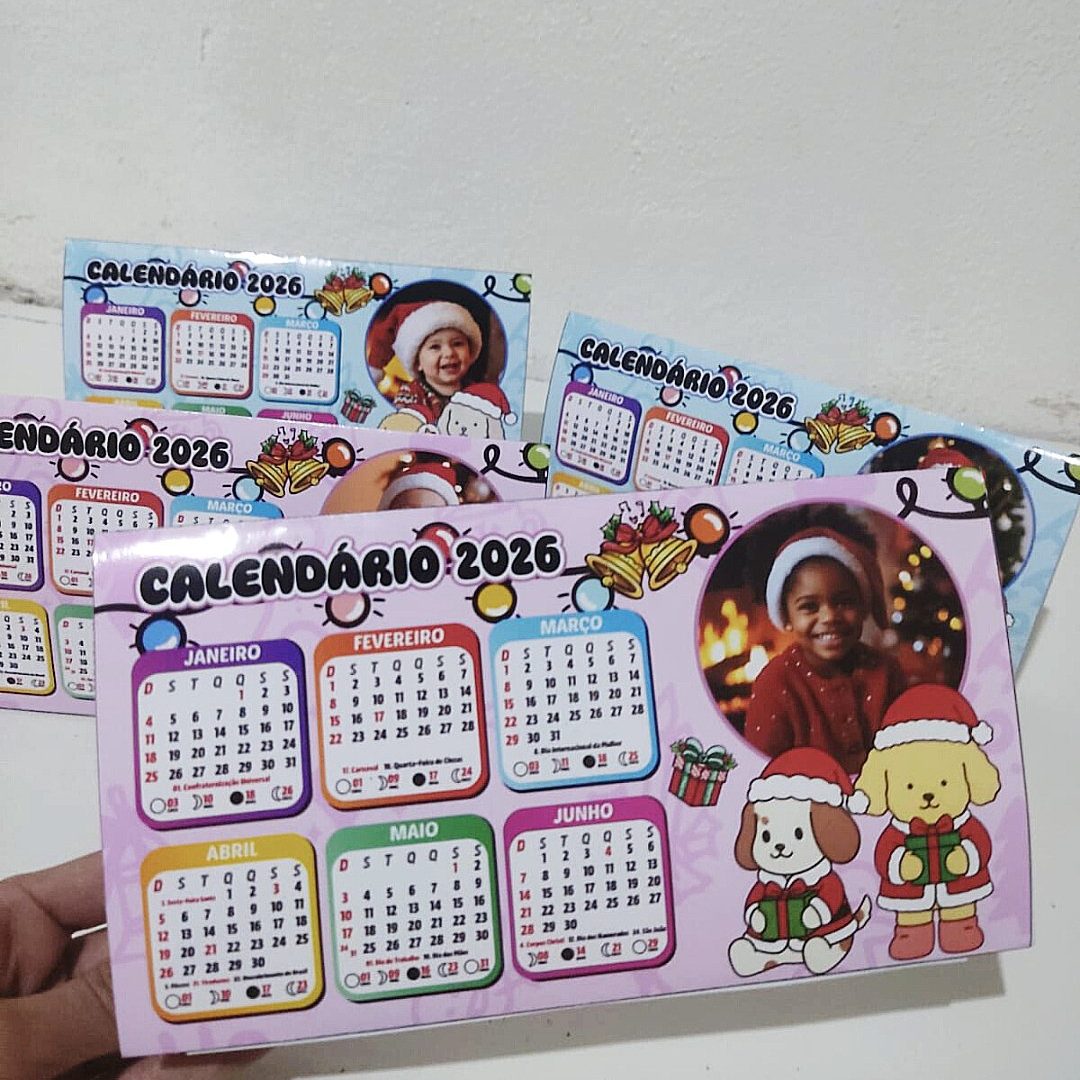 CALENDÁRIO DE MESA NATALINO - BOBBIE GOODS