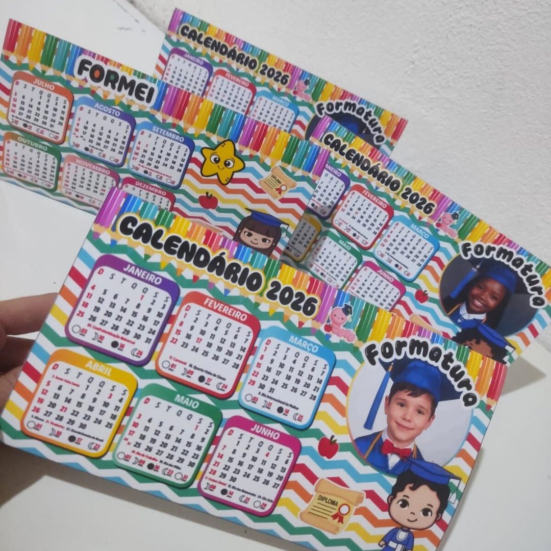 CALENDÁRIO DE MESA – FORMATURA