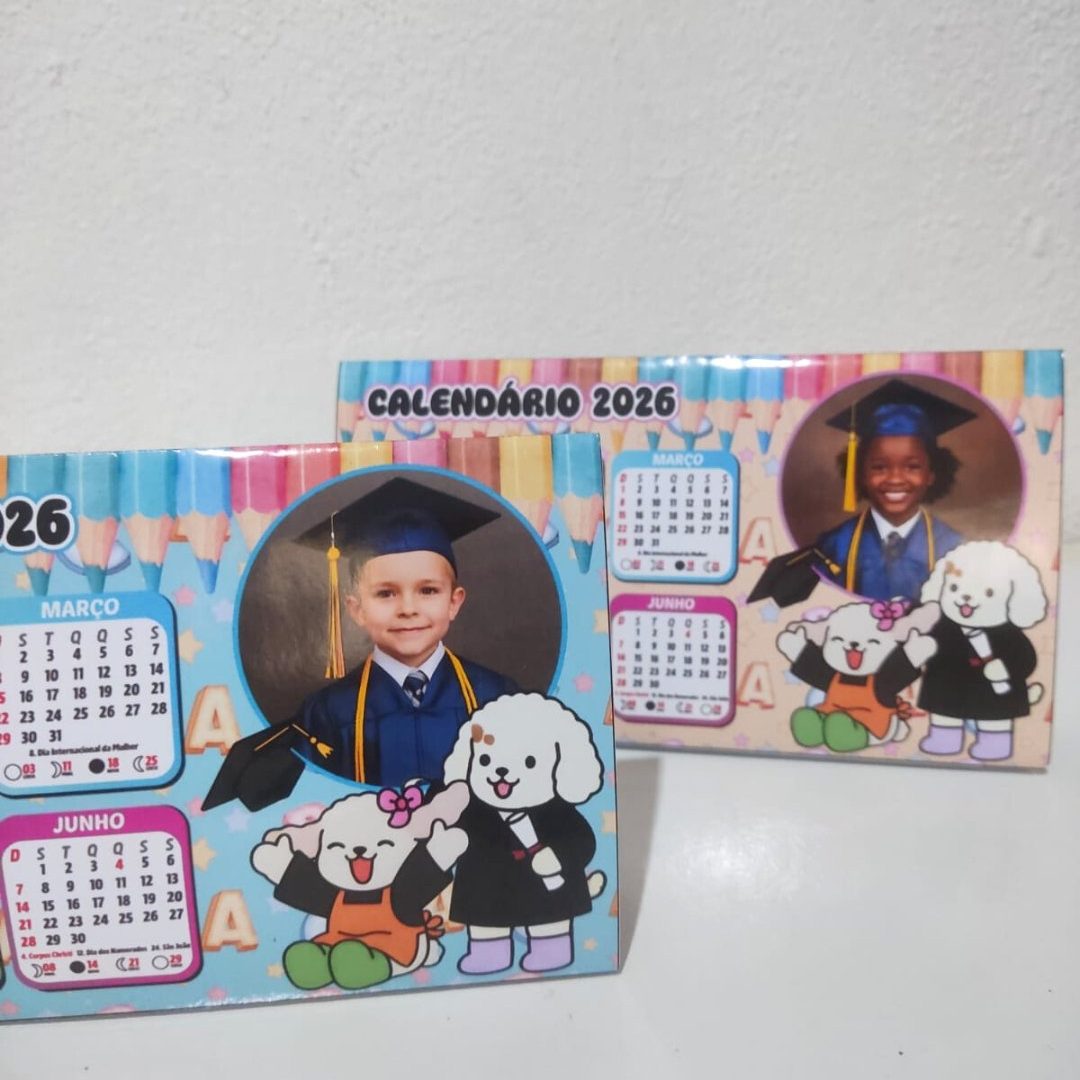 CALENDÁRIO DE MESA FORMATURA - BOBBIE GOODS
