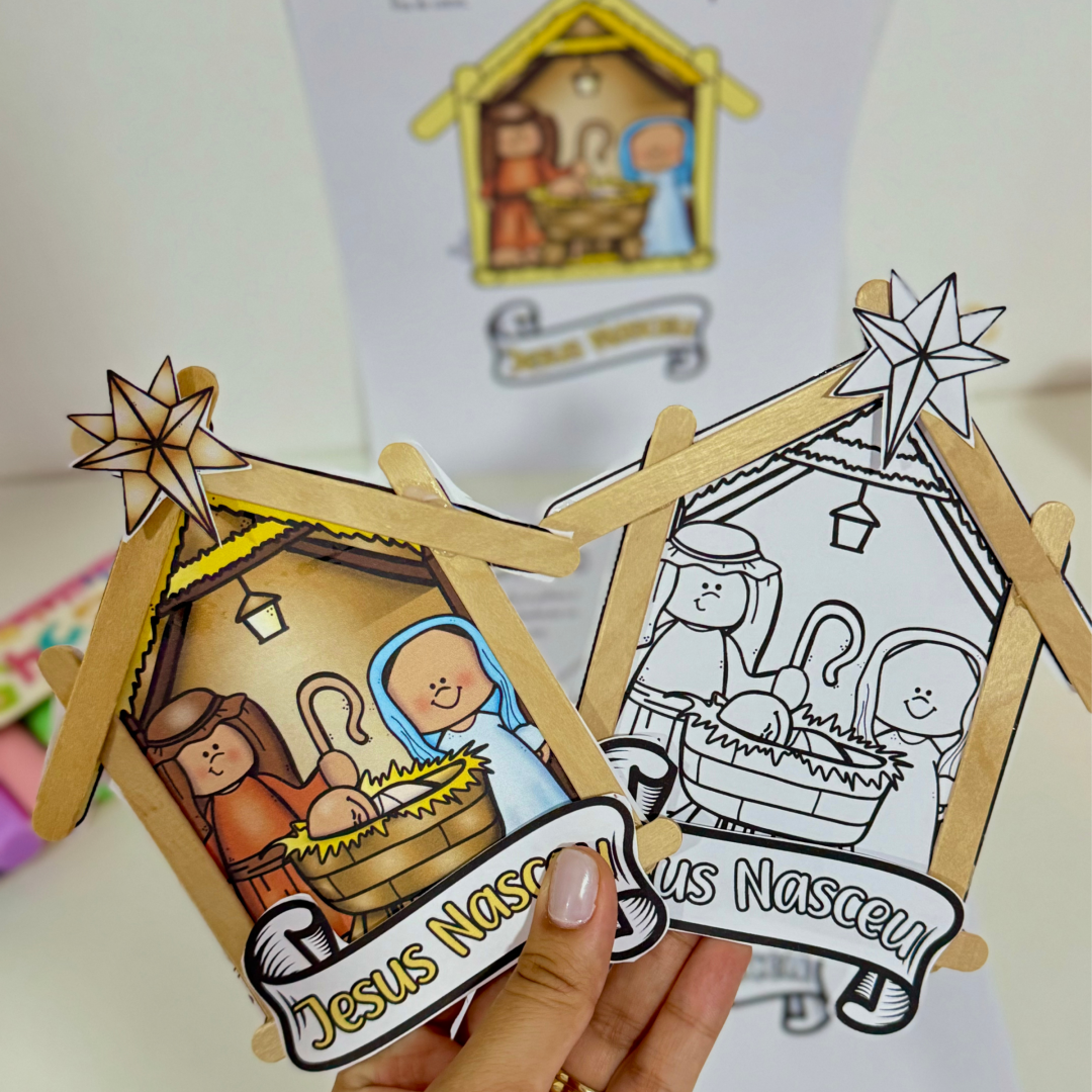 Atividade Presépio de Palitos