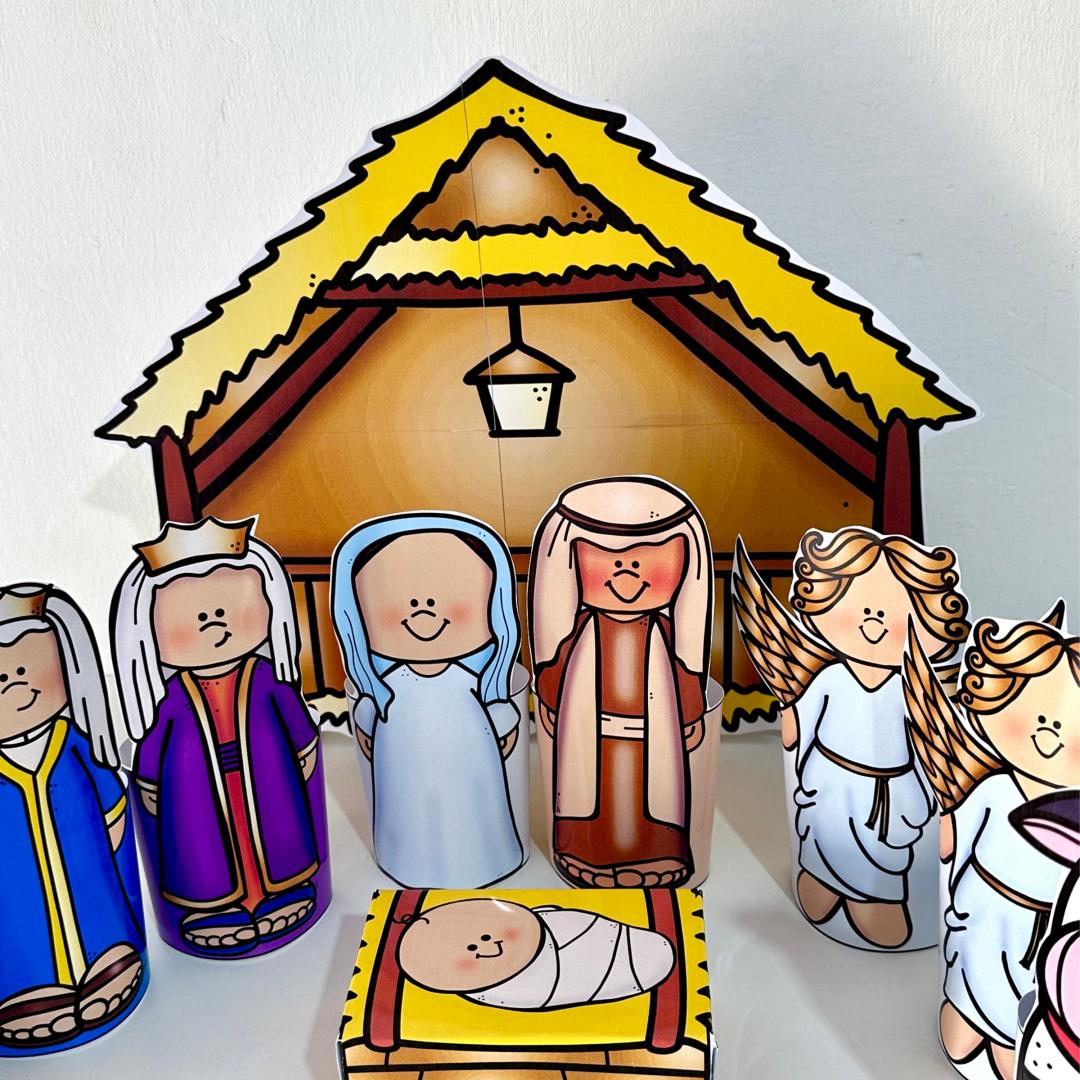 Presépio 3D Colorido