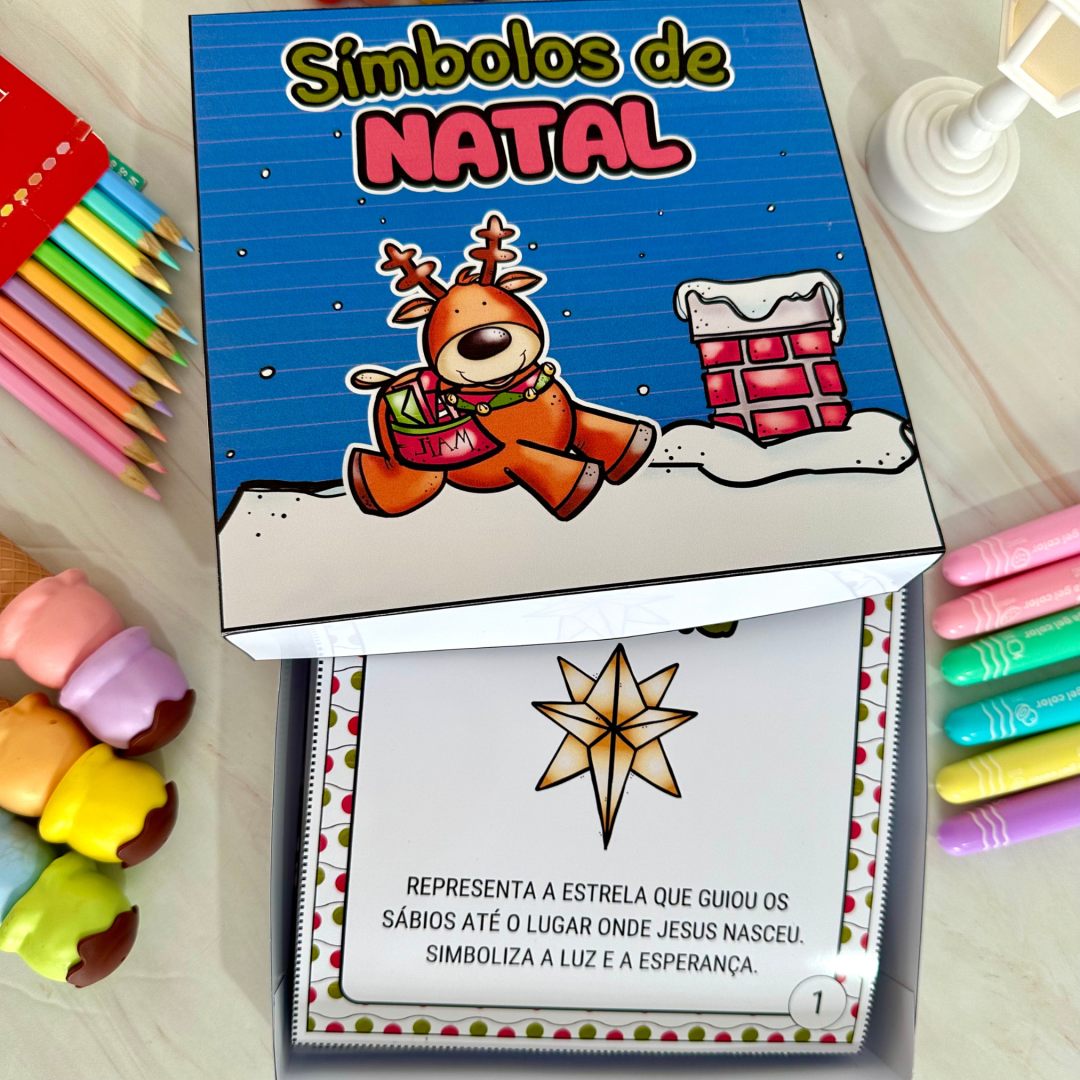 História na Caixa “Símbolos de Natal”