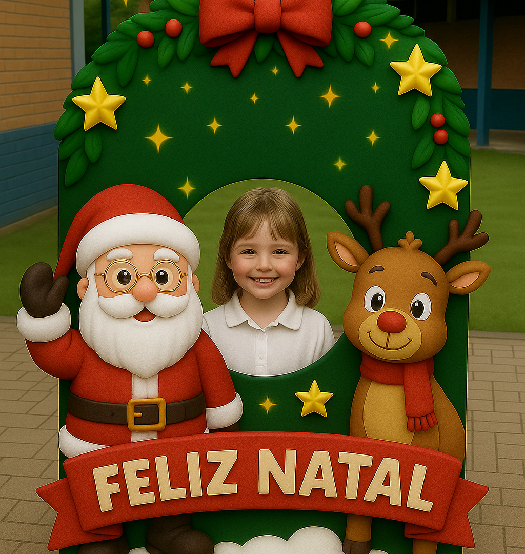 Moldura Grande Natalina para Foto