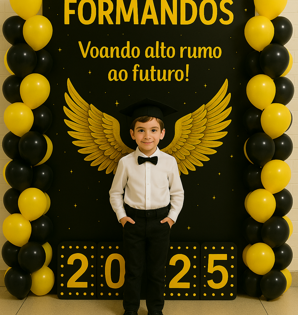 Painel “Formandos 2025 – "Voando Alto"