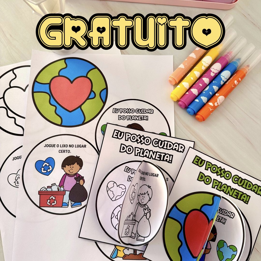 Livrinho “Eu posso cuidar do Planeta”