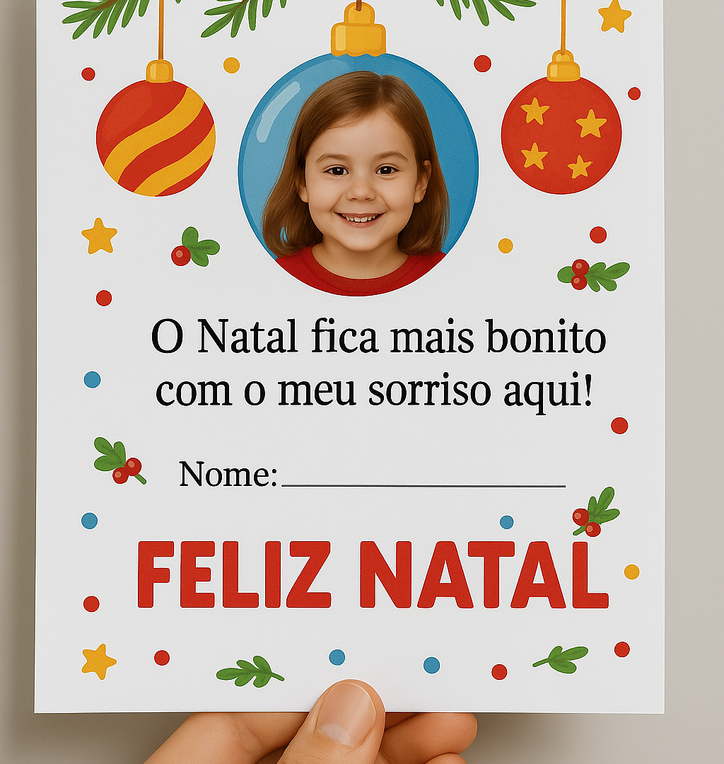 Atividade Natalino – Meu Sorriso Brilha o Natal