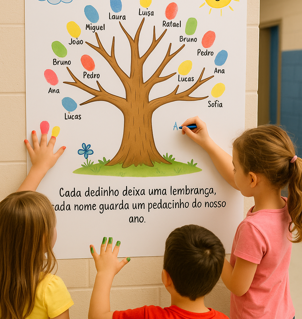 Cartaz + Atividade Individual - Árvore Das Lembranças