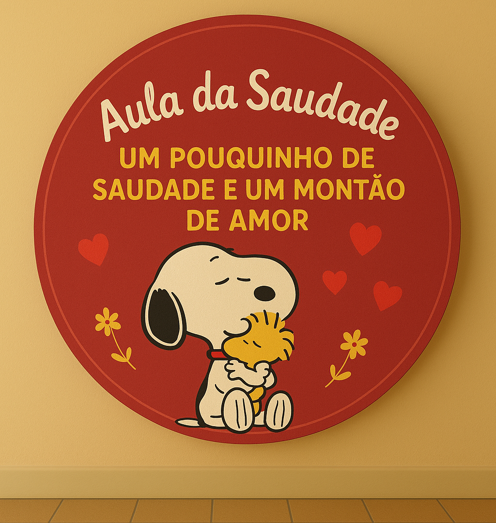 PAINEL “Aula da Saudade” – Snoopy!