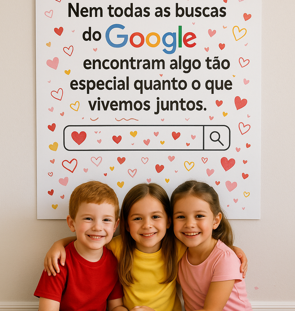 Cartaz “Google da Saudade”