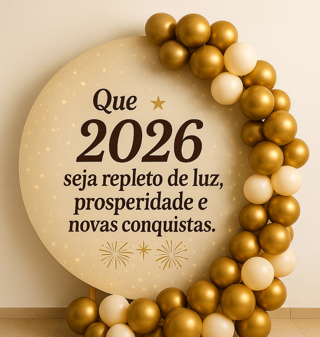 PAINEL ANO NOVO – “Brilhe em 2026”