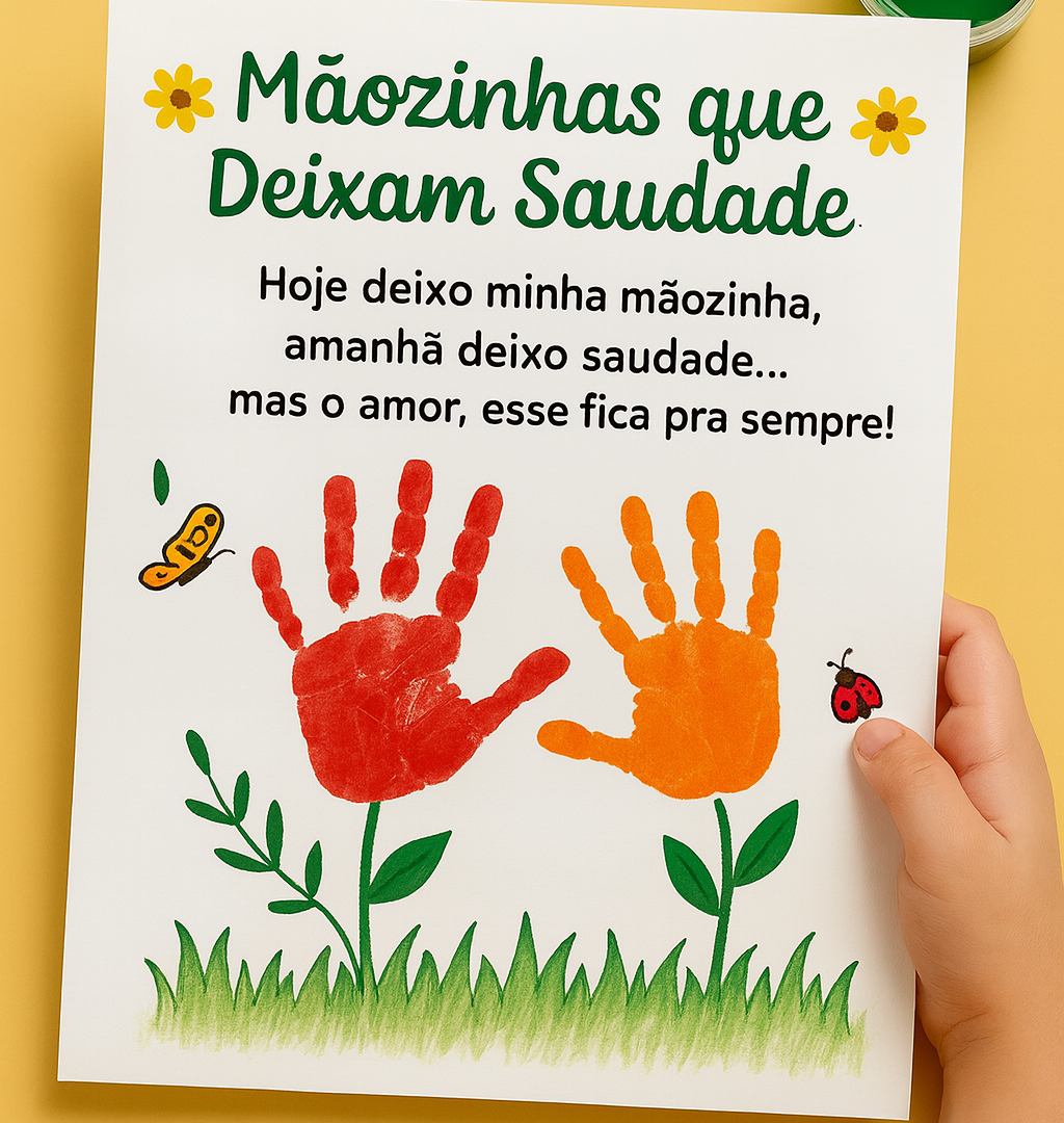 Atividade “Mãozinhas que Deixam Saudade”