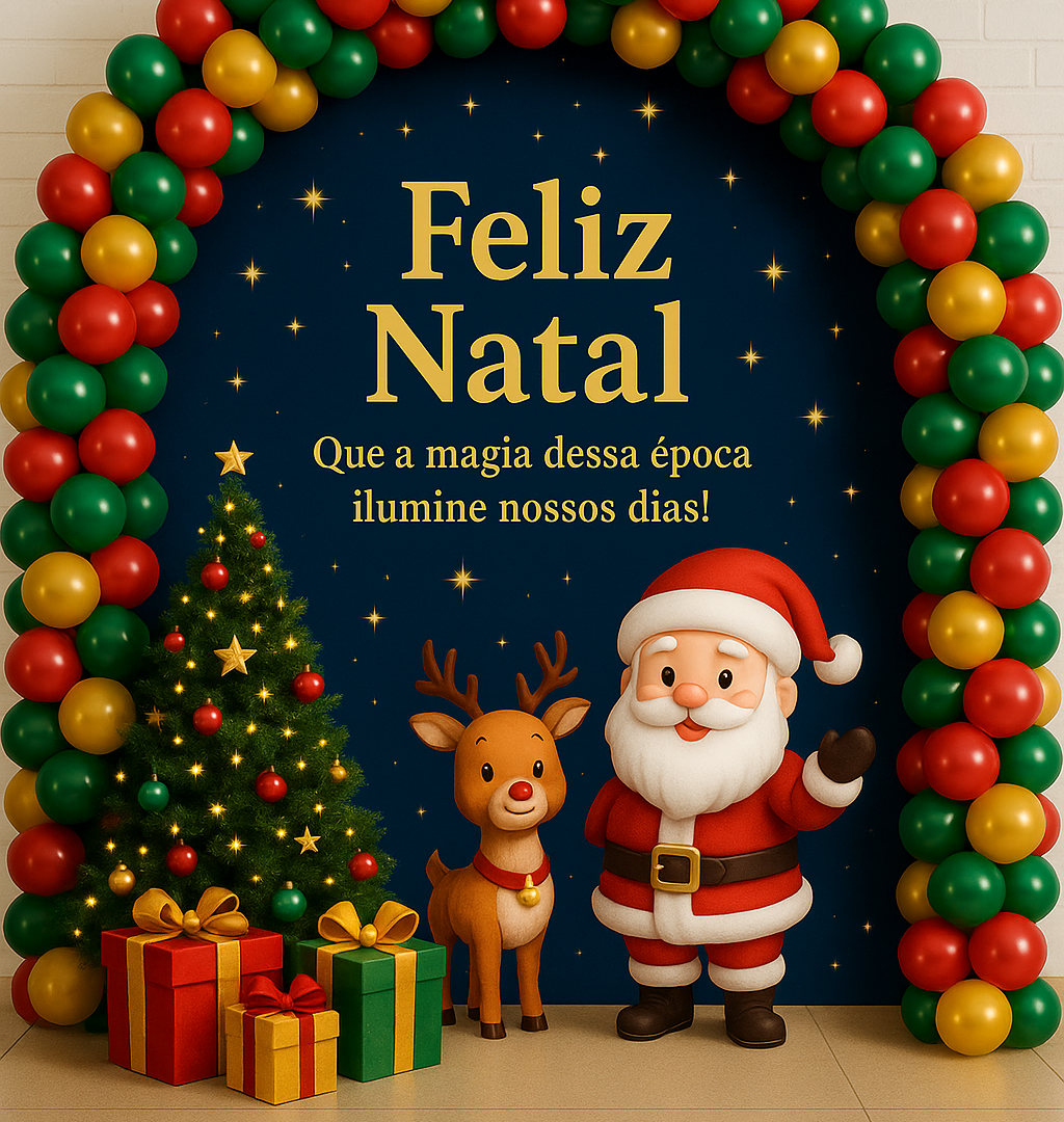 Painel “Noite Encantada de Natal”