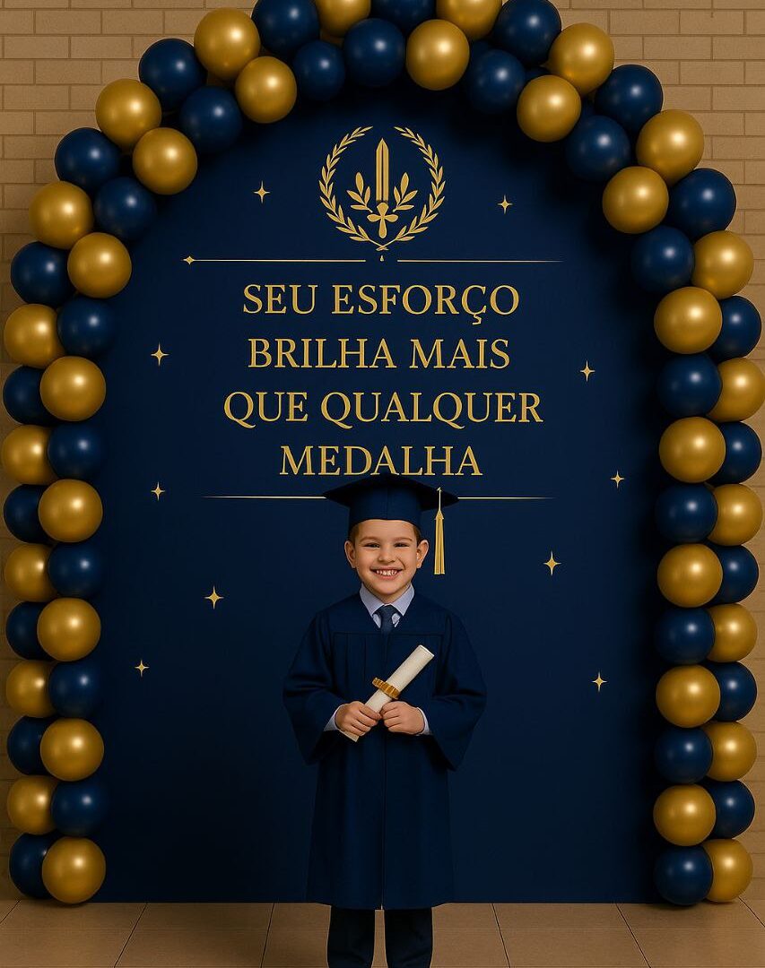 Painel de Formatura Gigante e Elegante