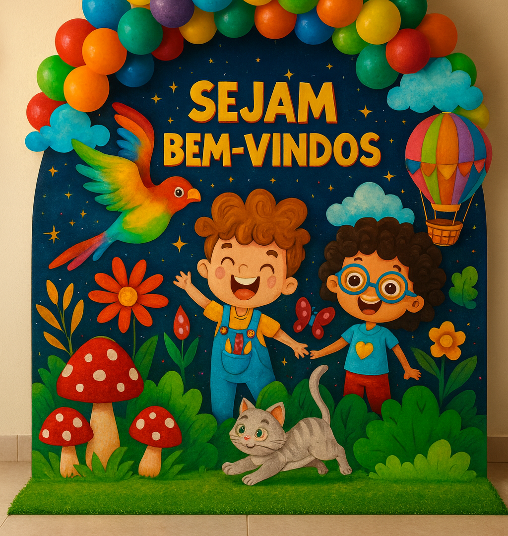 Painel Volta às Aulas – Sejam Bem-Vindos