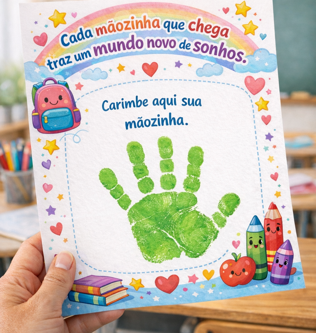 CARTÃO INTERATIVO – VOLTA ÀS AULAS