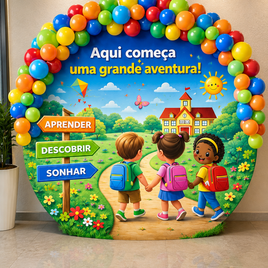 PAINEL VOLTA ÀS AULAS – “Aqui Começa Uma Grande Aventura!”