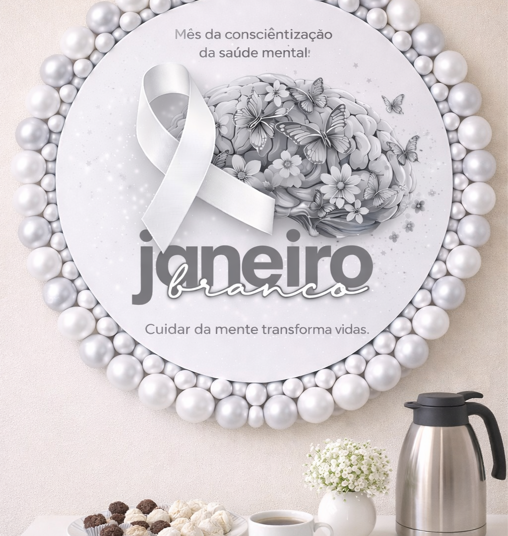 Painel Janeiro Branco – "Cuidar da mente Transforma Vidas"