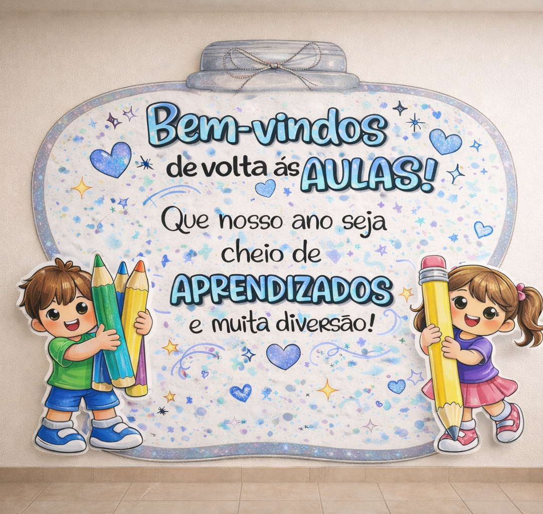 Painel Volta às aulas “Pote de Aprendizados”