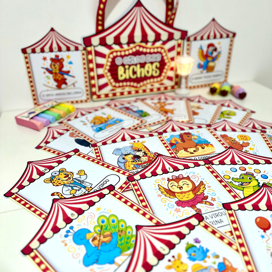 História Rimada na Sacola – O Circo dos Bichos