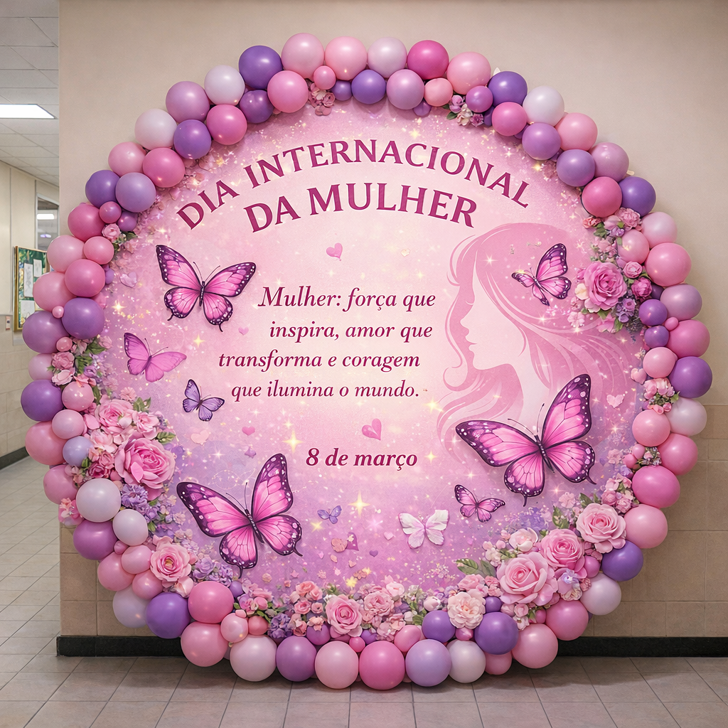 Painel Redondo – Dia Internacional da Mulher