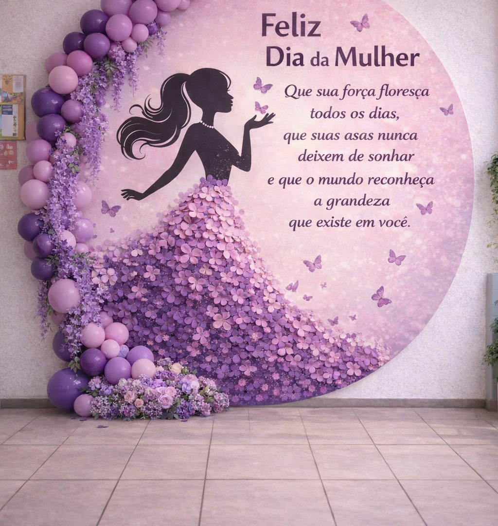 PAINEL DIA DA MULHER – (Silhueta)