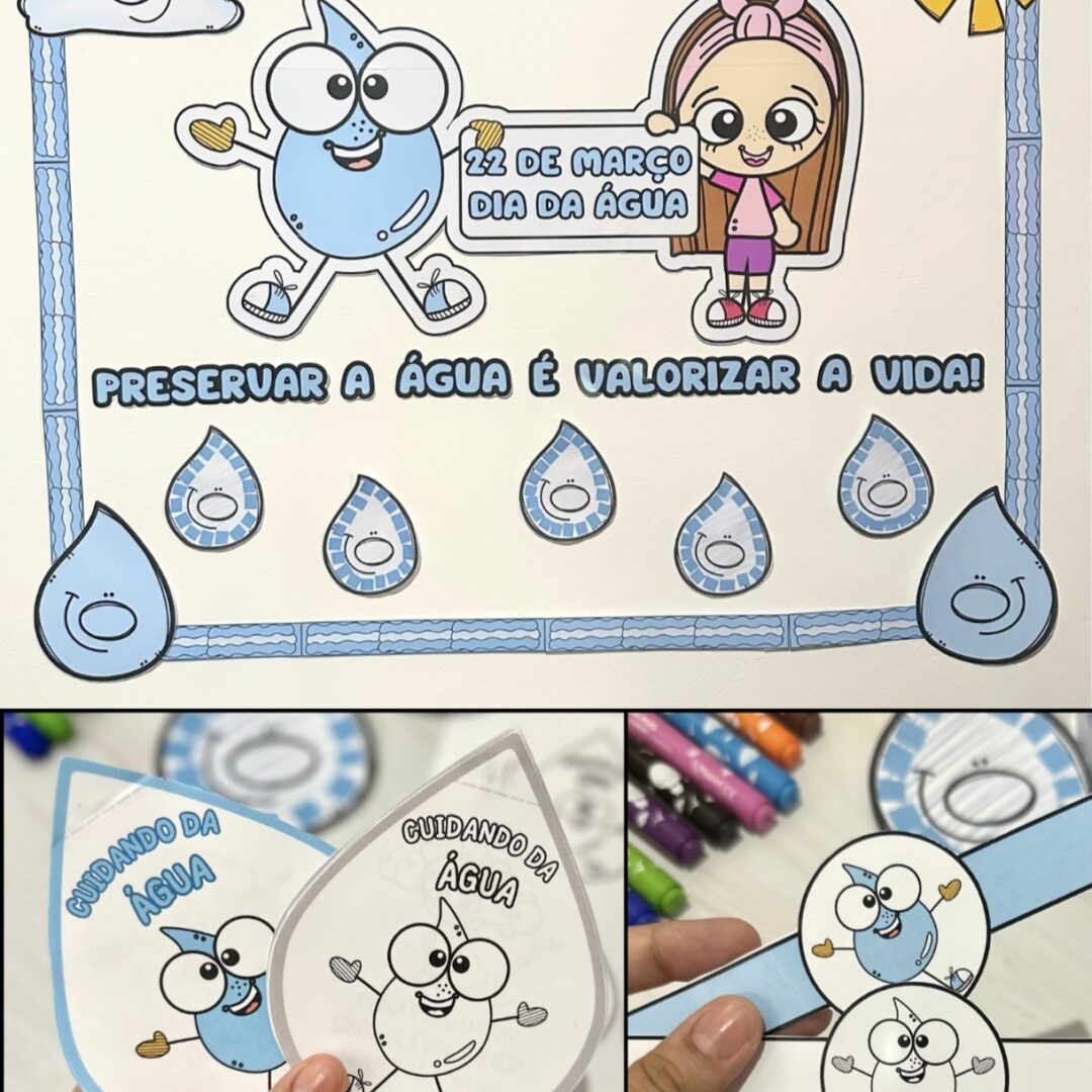 Kit Tema “Dia da Água”