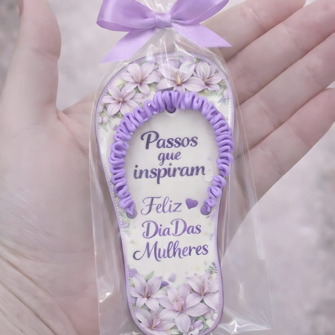 Lembrancinha Chinelinho – Dia das Mulheres
