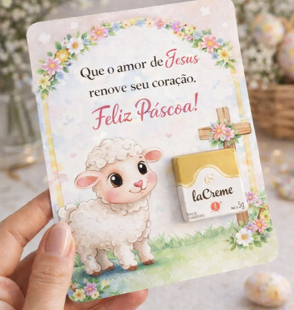 Cartão de Páscoa Cristão