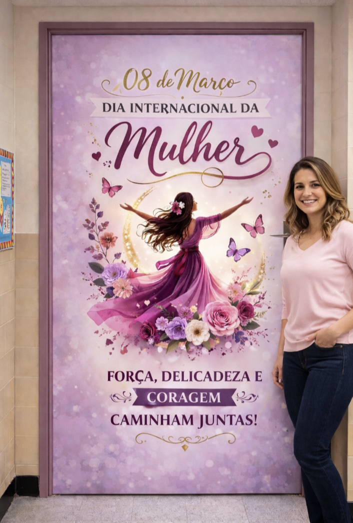 Painel de Porta – Dia Internacional da Mulher