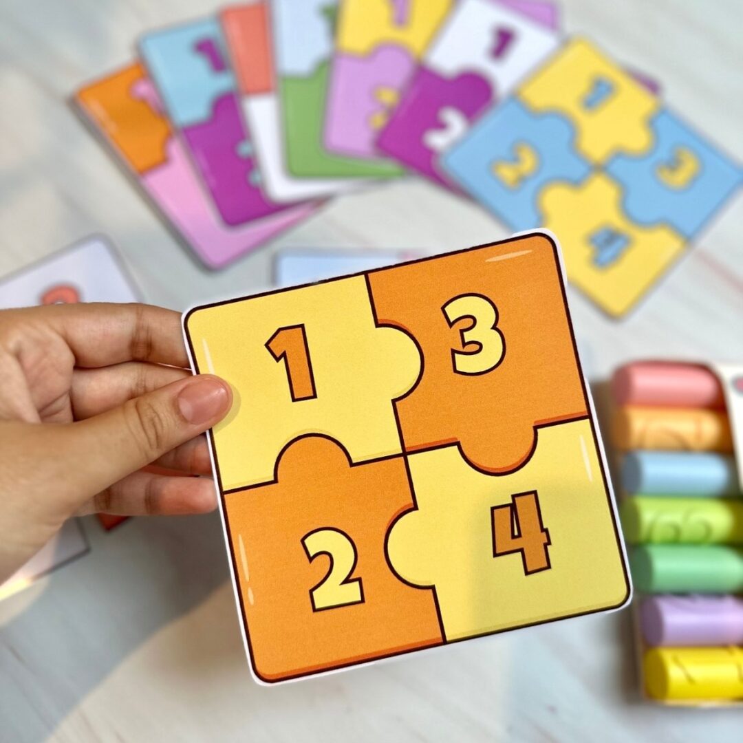 Combinando Cores e Números – Quebra-Cabeça Educativo