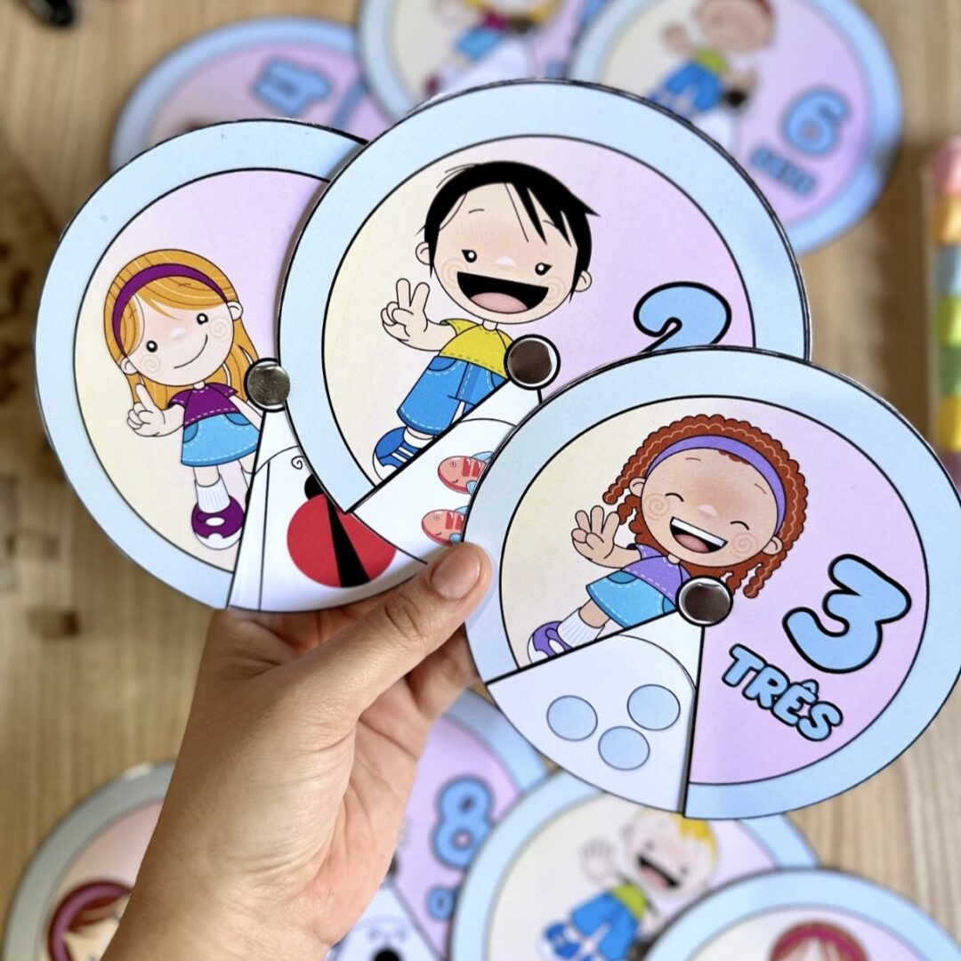 Roletas Interativas dos Numerais – do 1 ao 10