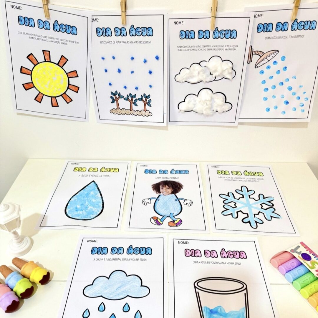 Atividades de Artes – Tema Dia da Água