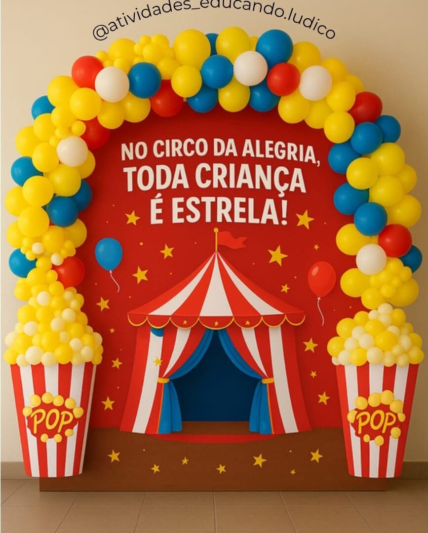 Painel Dia das Crianças – Tema Circo
