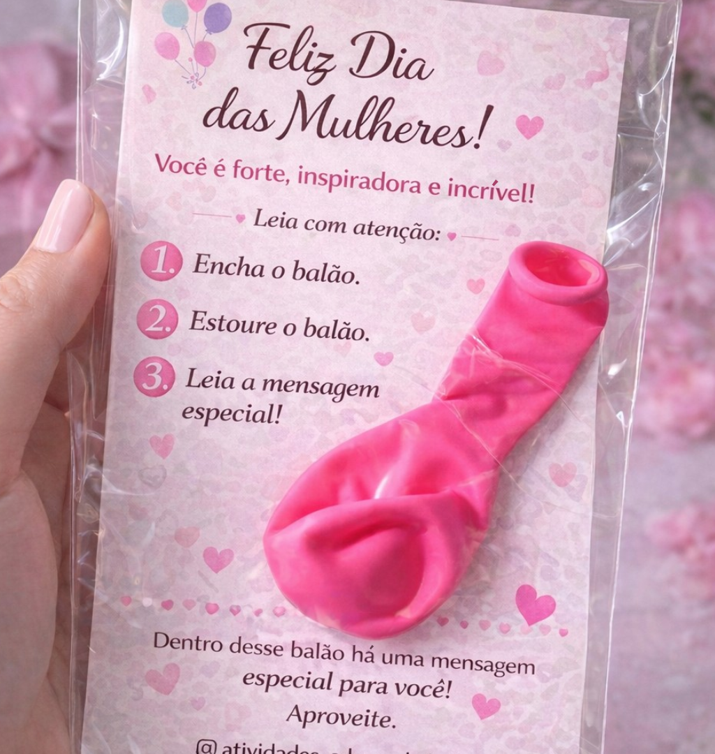 Dinâmica com Balão – Feliz Dia das Mulheres