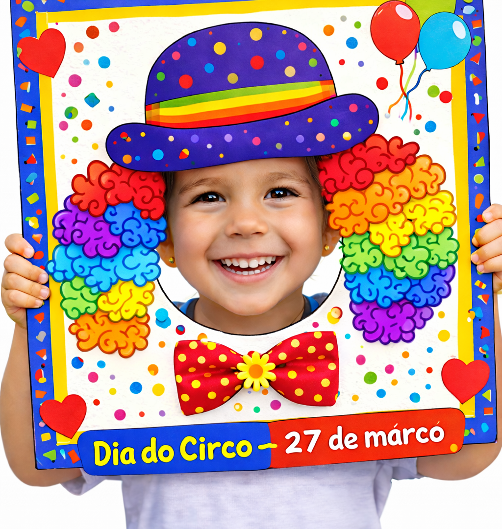 Moldura para Foto – Tema Circo