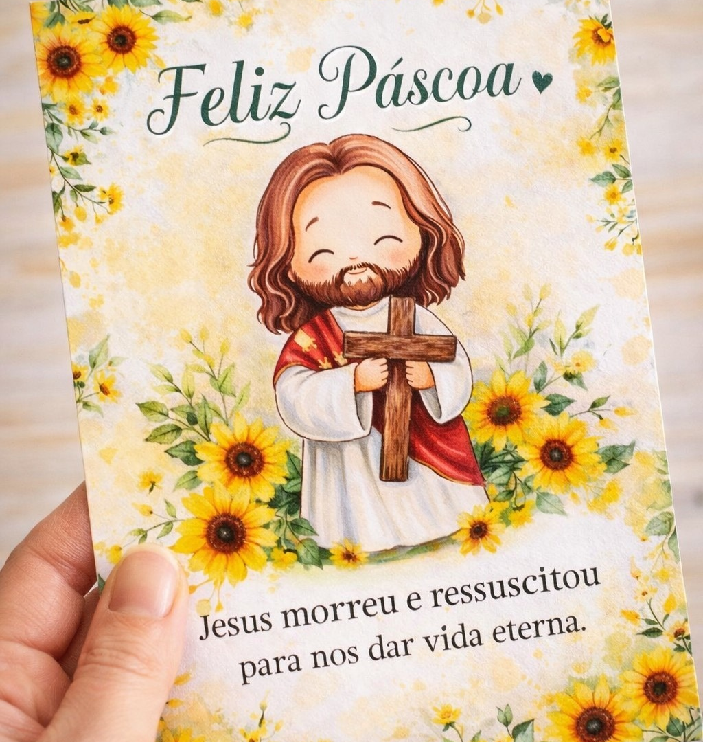 Cartão Digital – Feliz Páscoa Cristã
