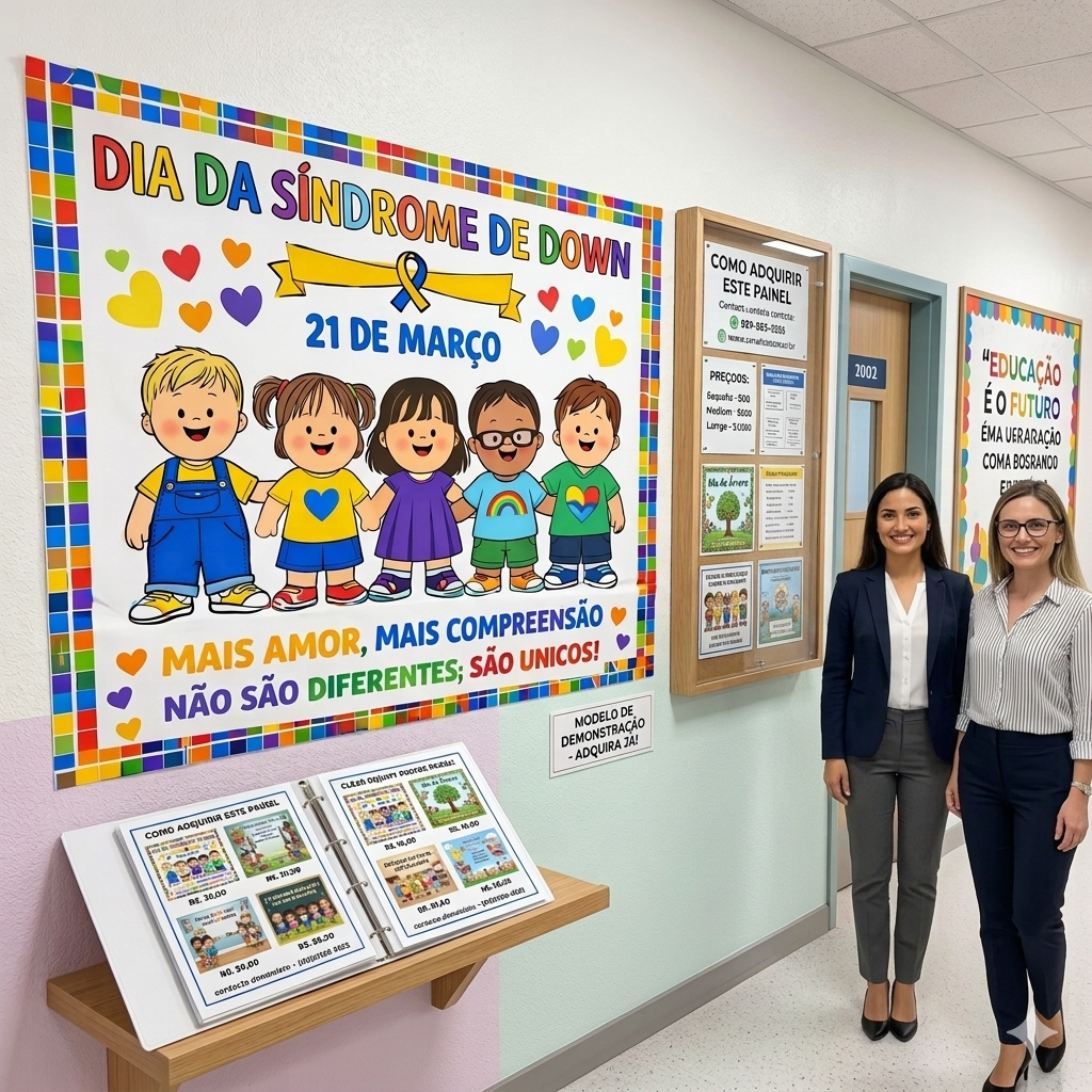 PAINEL DIA DA SÍNDROME DE DOWN – 21 DE MARÇO