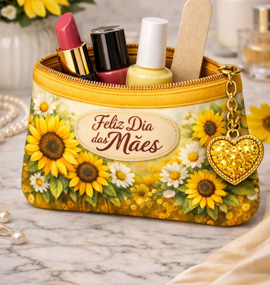 Necessaire Dia das Mães – Tema Girassol