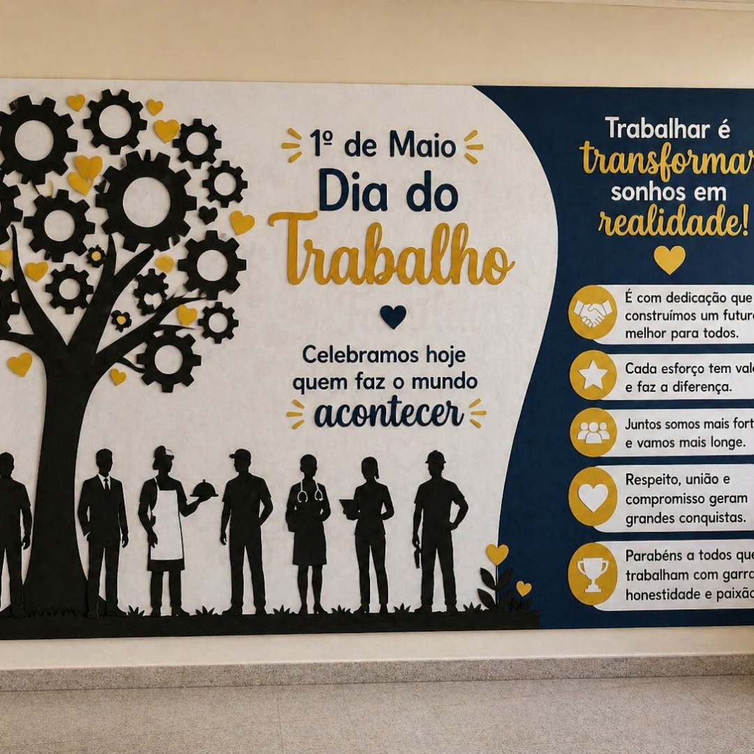 Painel Dia do Trabalho – 1º de Maio
