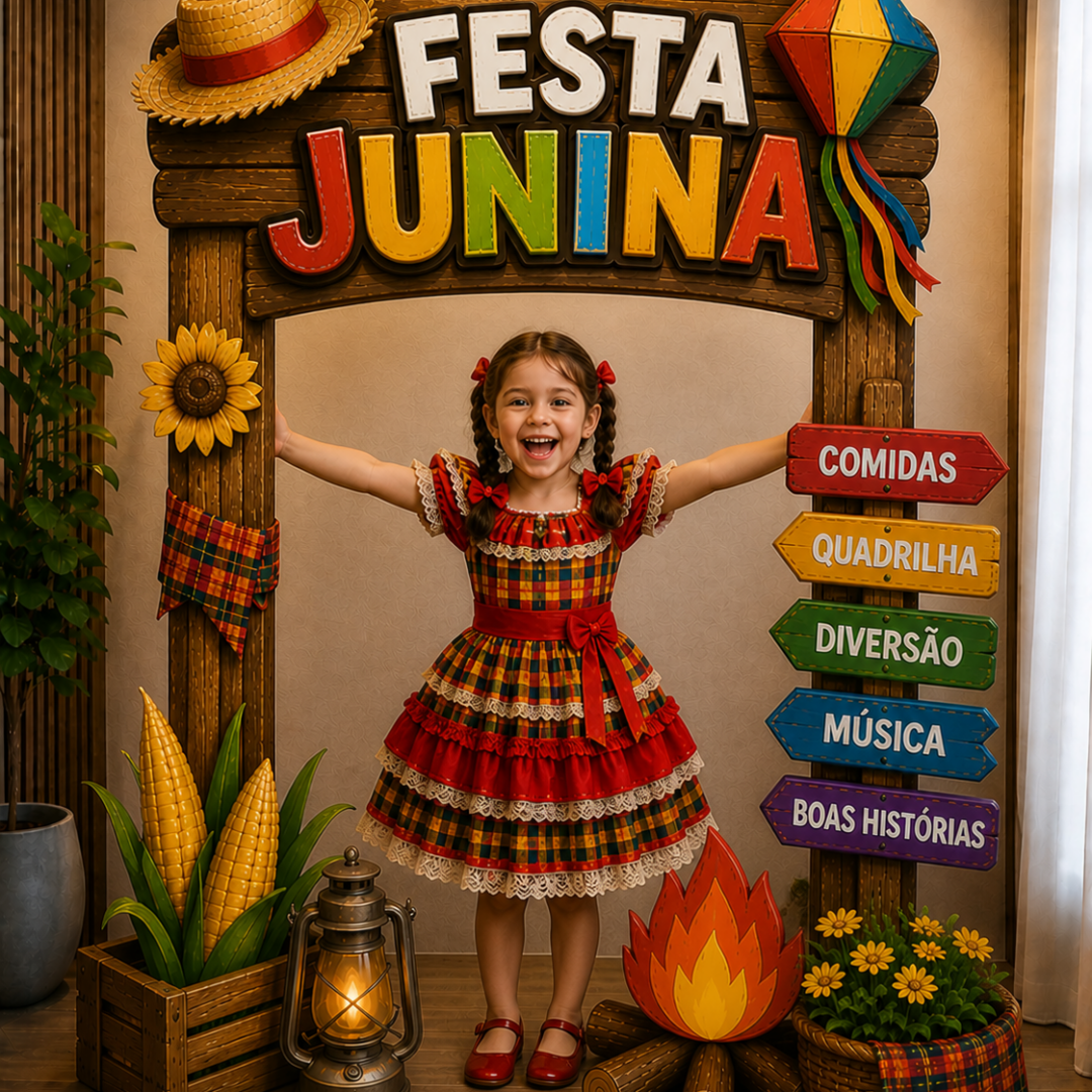 Painel Festa Junina para Foto