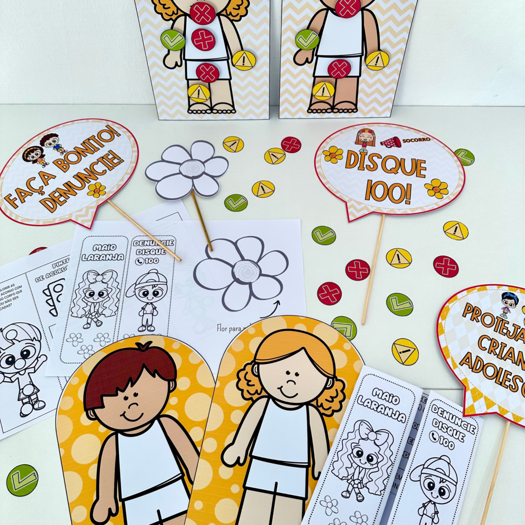 KIT MAIO LARANJA — EDUCAÇÃO INFANTIL