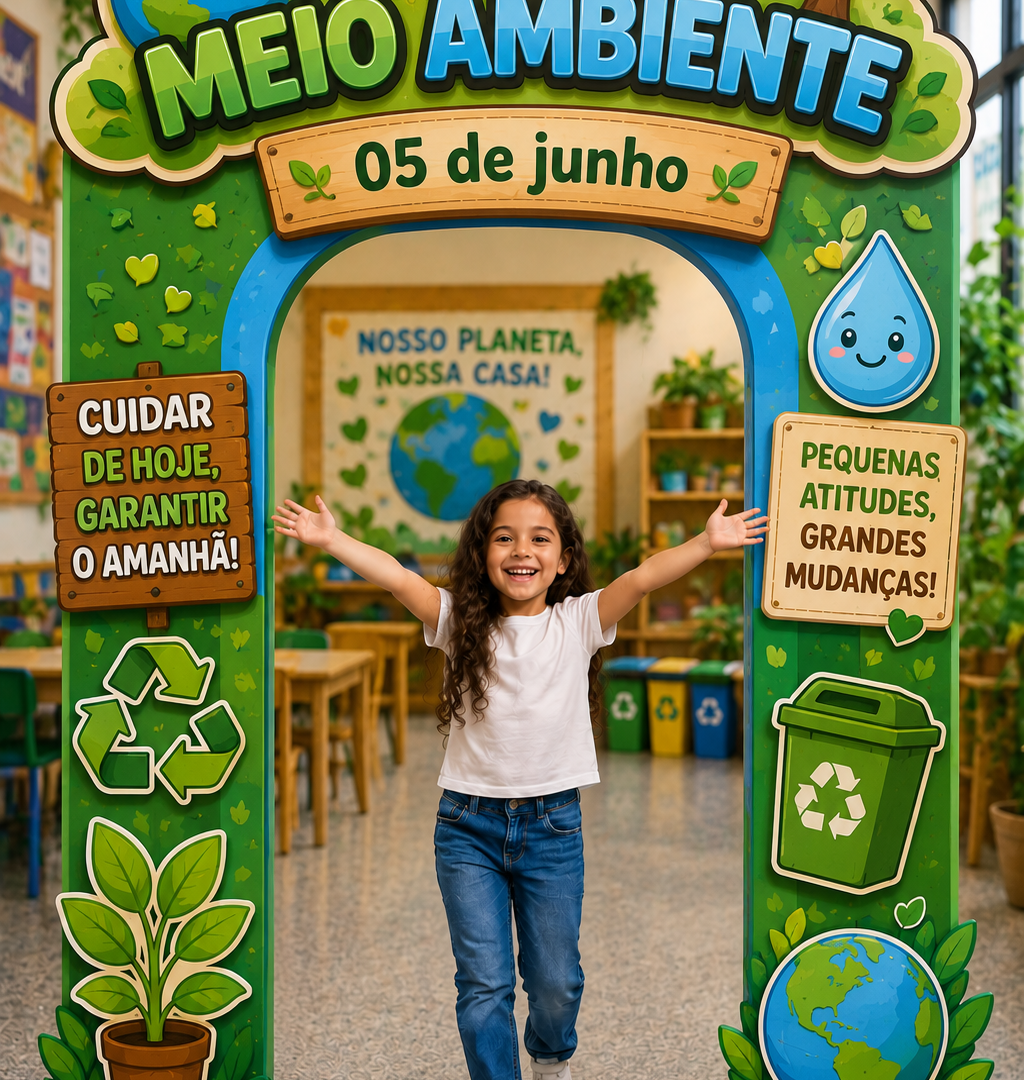 PORTAL PARA FOTO – DIA DO MEIO AMBIENTE "PEQUENAS ATITUDES, GRANDES MUDANÇAS!"