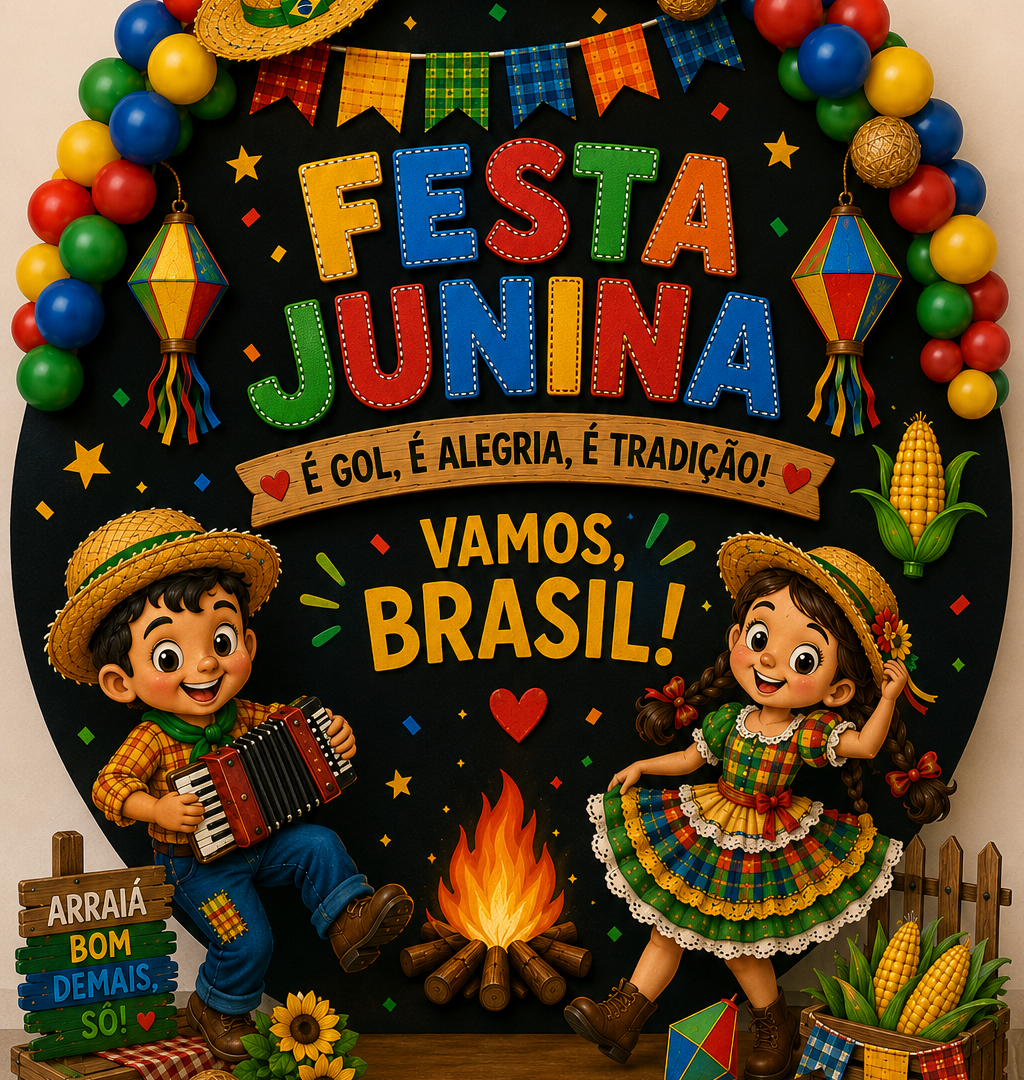 PAINEL GIGANTE FESTA JUNINA – TEMA BRASIL